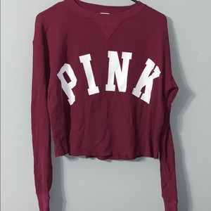 Cropped crew neck